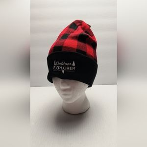Demdaco Boulder Colorado Buffalo Plaid Winter Cuffed Beanie Hat Men's On…